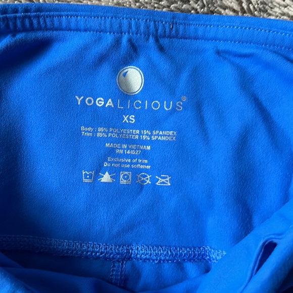 Cyan Blue Yoga Legging’s - Picture 3 of 4